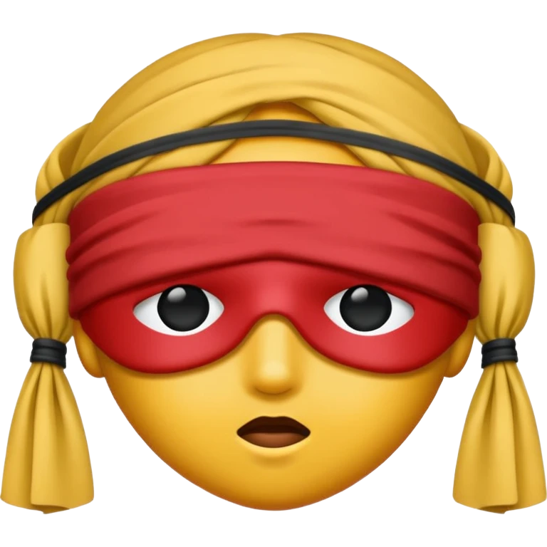 Blindfolded emoji