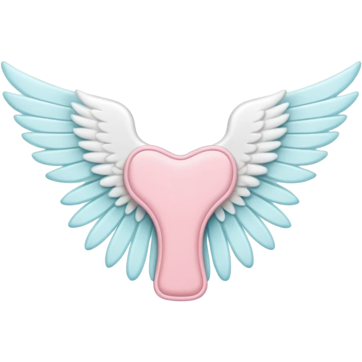 female sanitary pad with wings, clean and simple appearance emoji