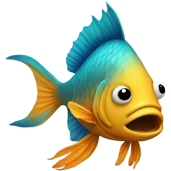 Fish with legs emoji
