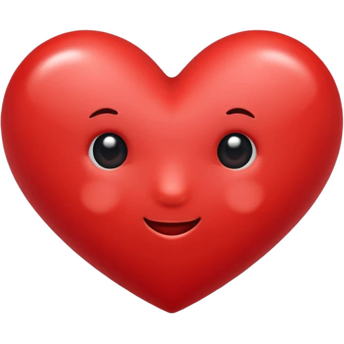 Cute heart emoji