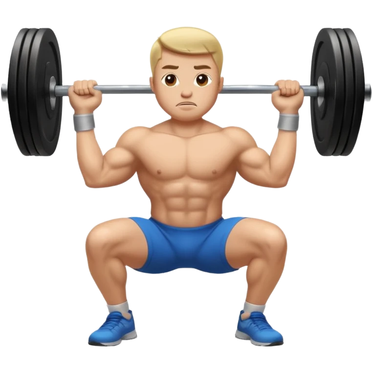 barbell squat emoji