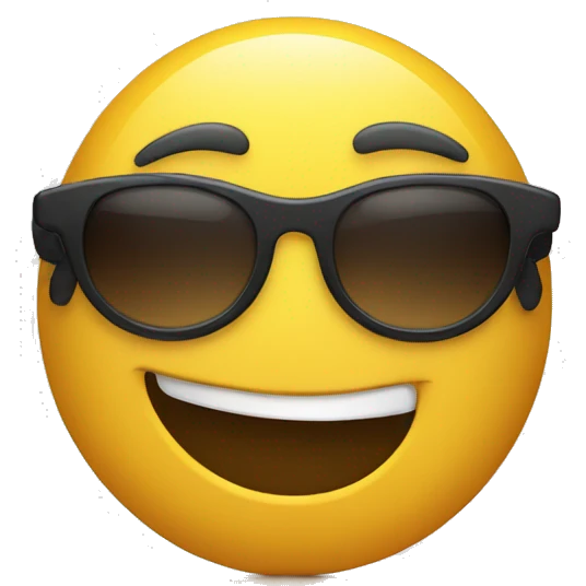 Winky face wearing sunglasses emoji