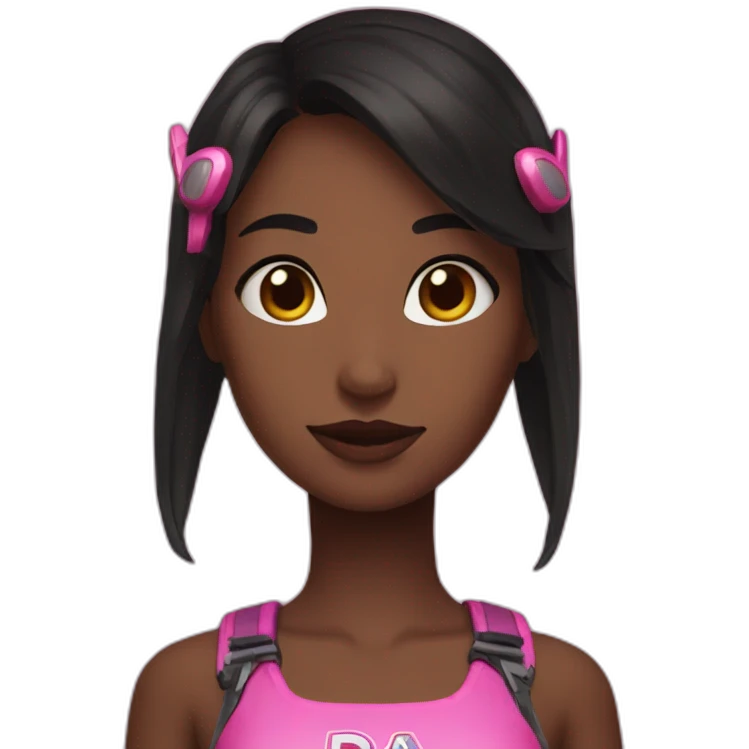 Dva but black emoji