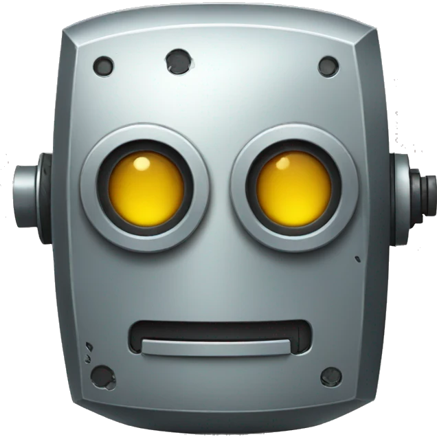robot poker card emoji