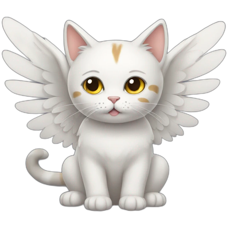 Cat with wings emoji