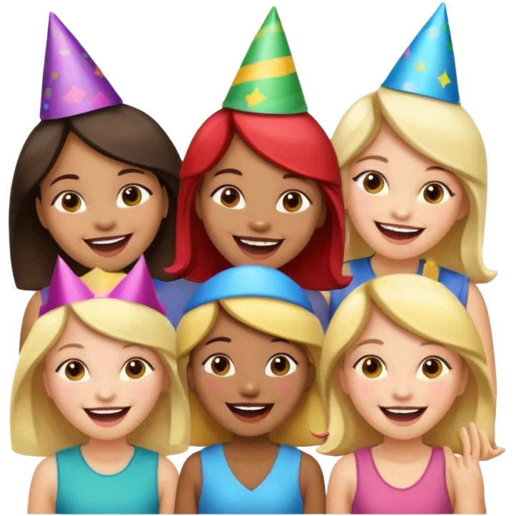 Компанія дівчат emoji