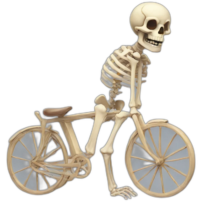 Skeleton giga chad emoji