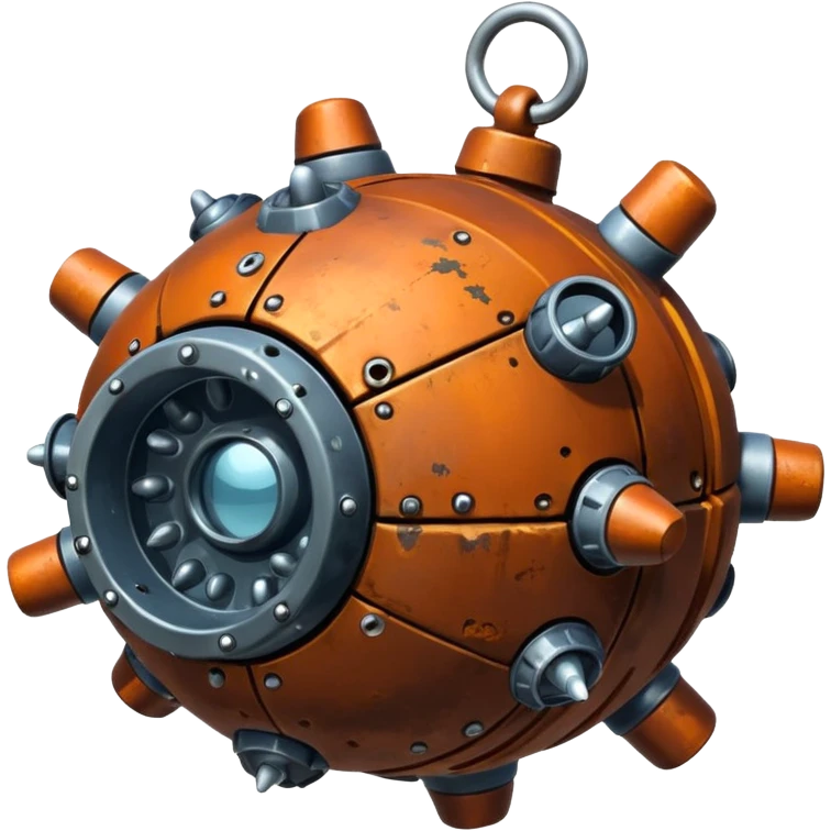 hyper realistic sea ​​mine emoji