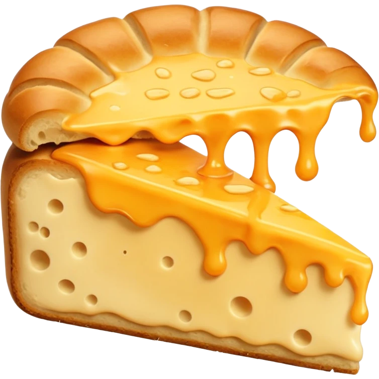A bread on the cheese emoji