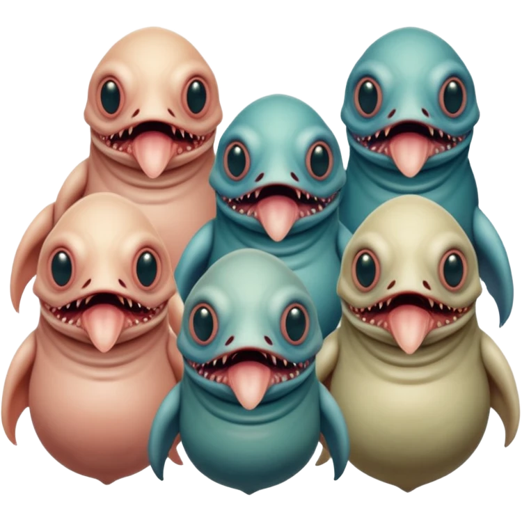 cinematic -  69 hieronymus bosch phantasmagorical mutated beings - sea hybrids emoji