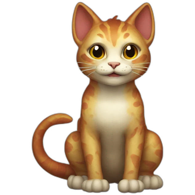 Dragon cat emoji