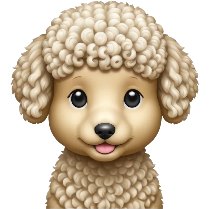 Perro caniche emoji