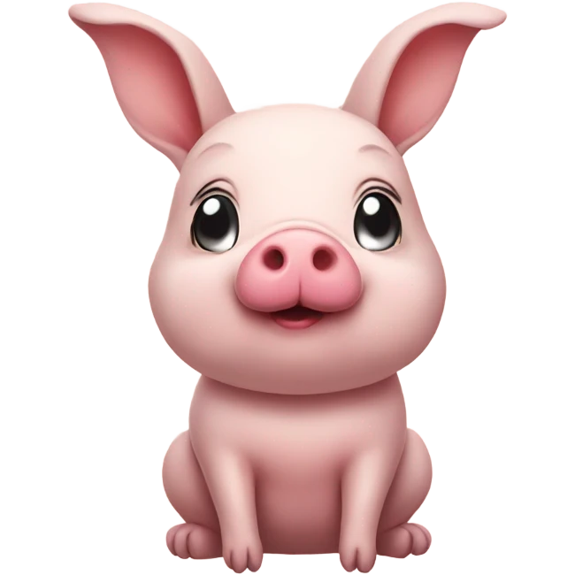 Bunny pig  emoji