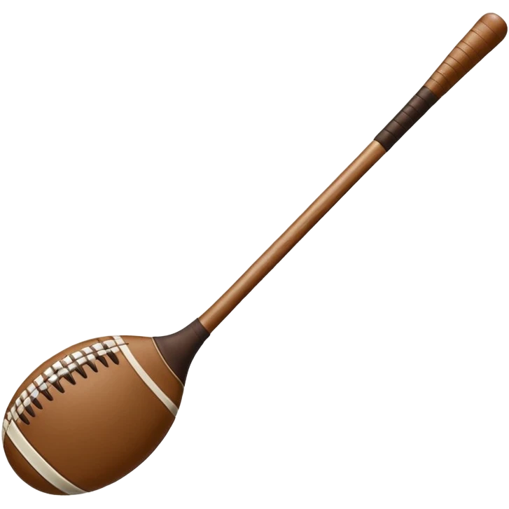 Hurley and sliotar as in what's used for the Irish sport  emoji