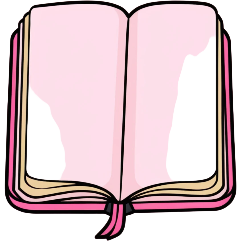 Pink Bible emoji