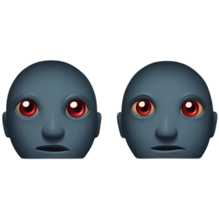 robot meme staring at viewer emoji
