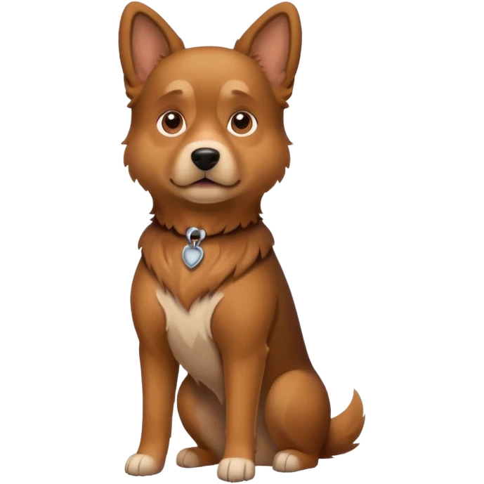 A dog  emoji
