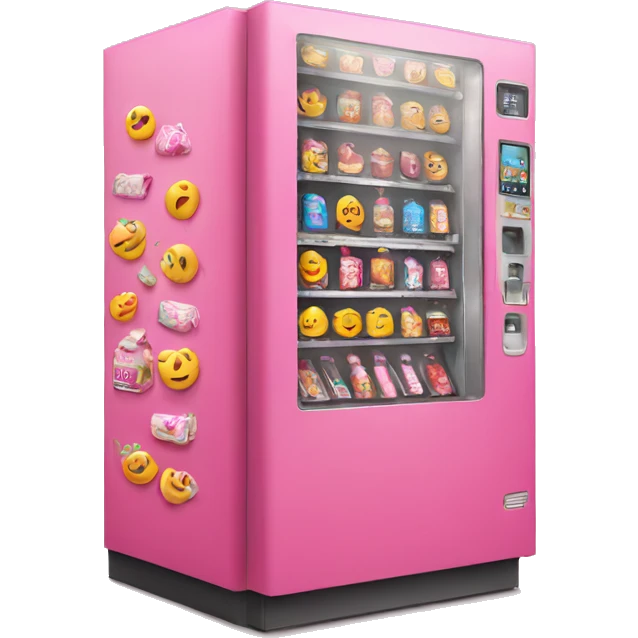 pink vending machine emoji