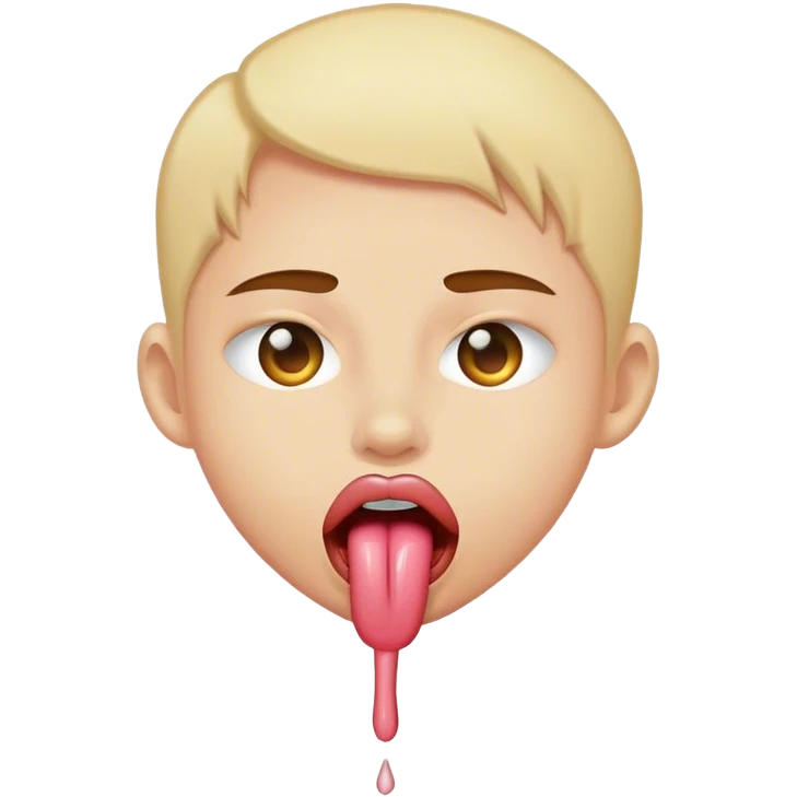 Tongue piercing emoji