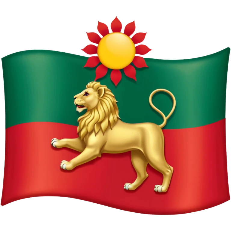 Flag of Iran Qajar  emoji