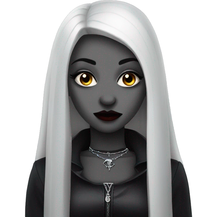 goth vampire girl emoji