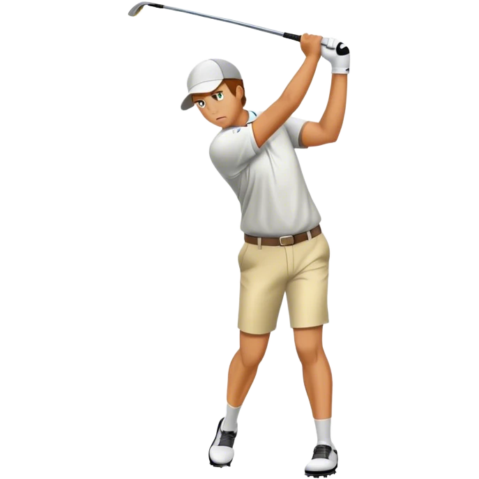 golfer struck by lightning  emoji