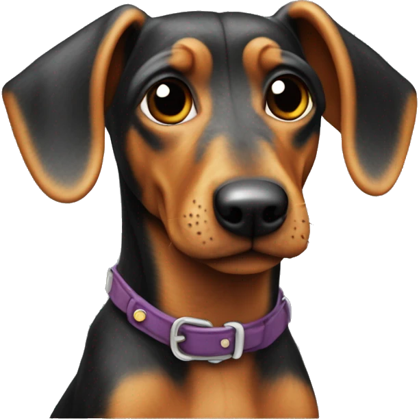 teckel nain arlequin  emoji