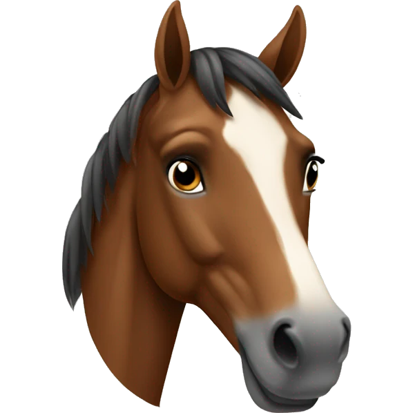 brown horse emoji