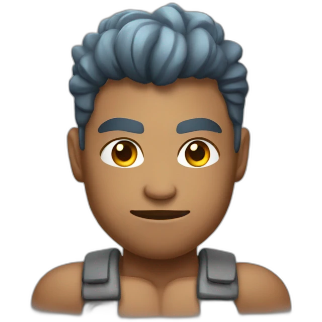 Muscular bany emoji