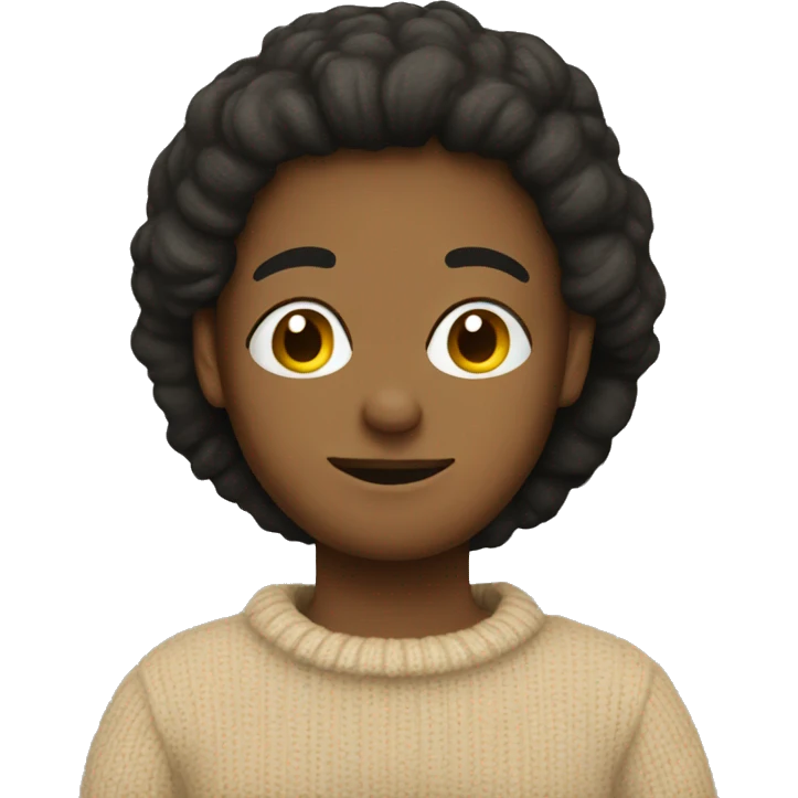 Beige sweater  emoji