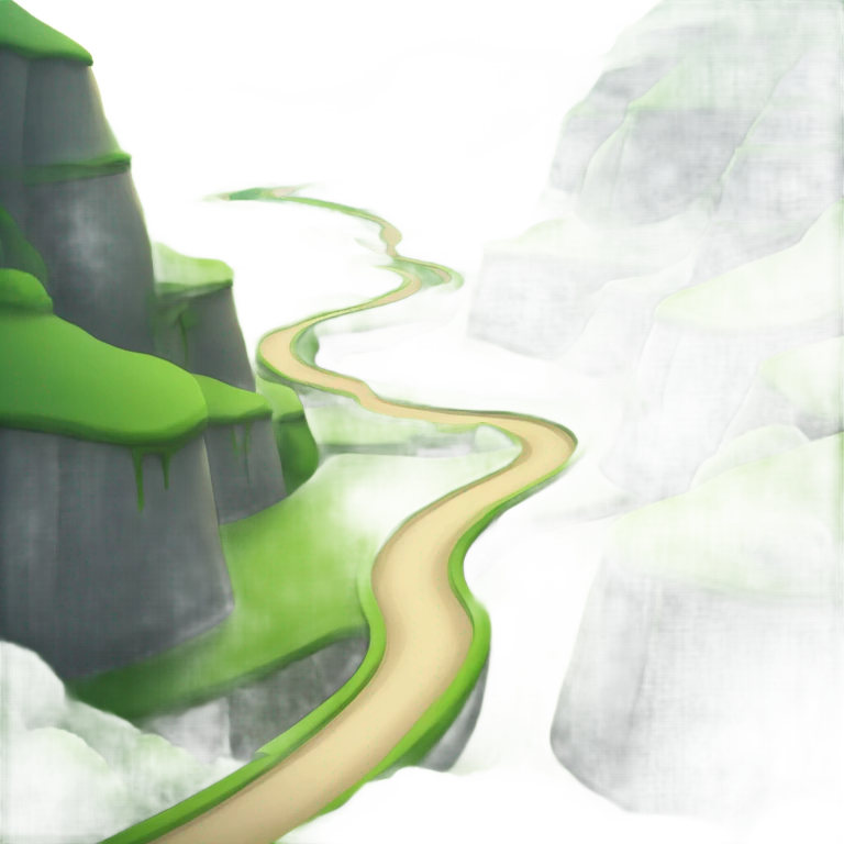 road in valley emoji