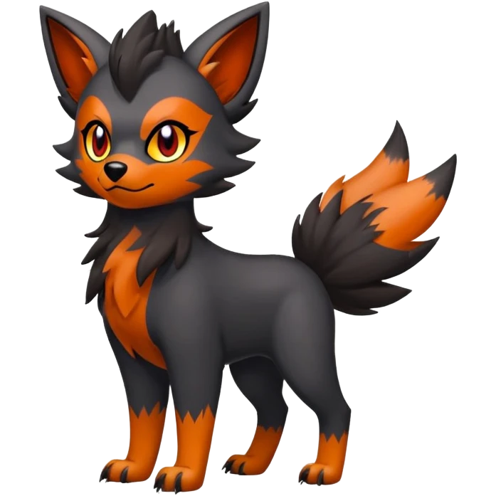Zorua-Houndour-Fakémon-hybrid-creature (full body)  emoji