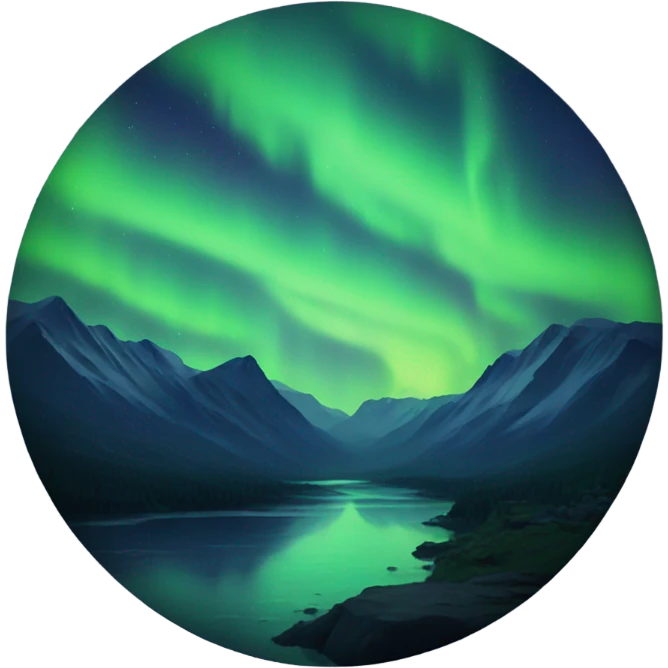 northern lights  emoji