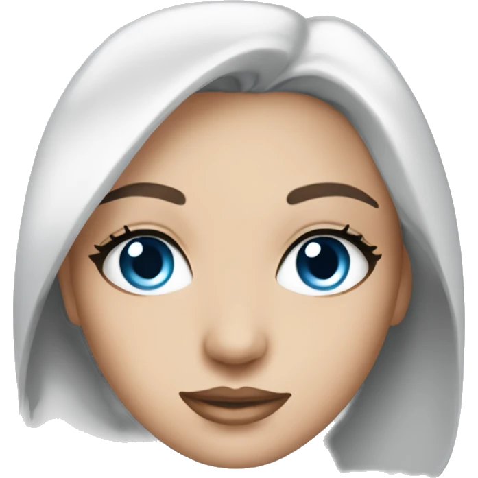 skin care girl blue eyes emoji