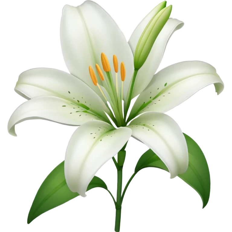 Lily flower emoji