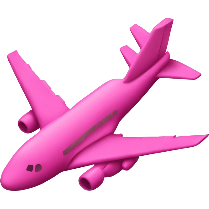 Pink air plain ticket  emoji