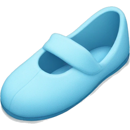 Light blue slippers emoji