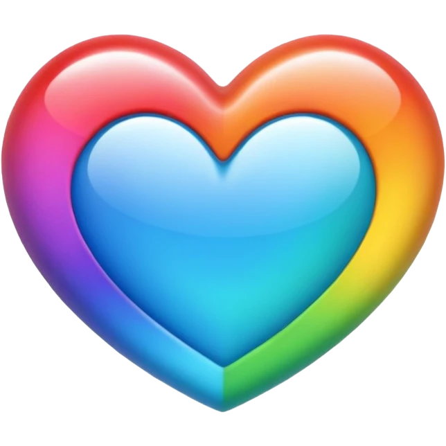 rainbow heart emoji
