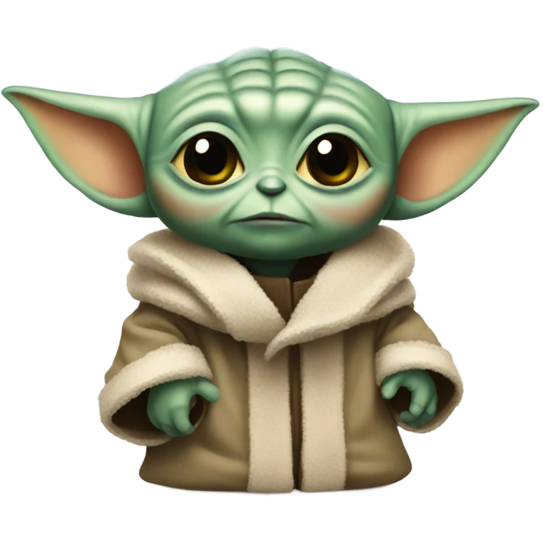 New Years Baby Yoda emoji