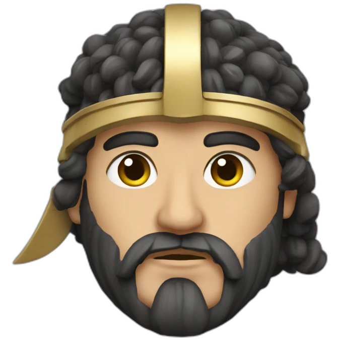 Greek warrior emoji