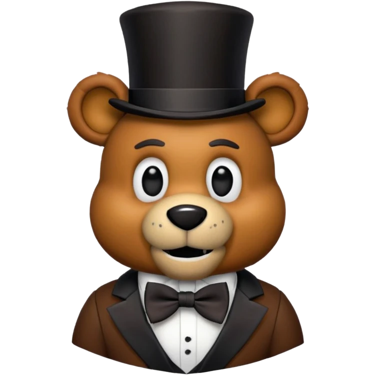 Freddy Fazbear from Five Nights At Freddys emoji