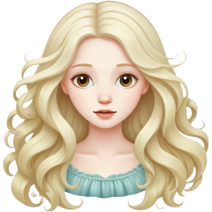 Свободная странная девушка emoji