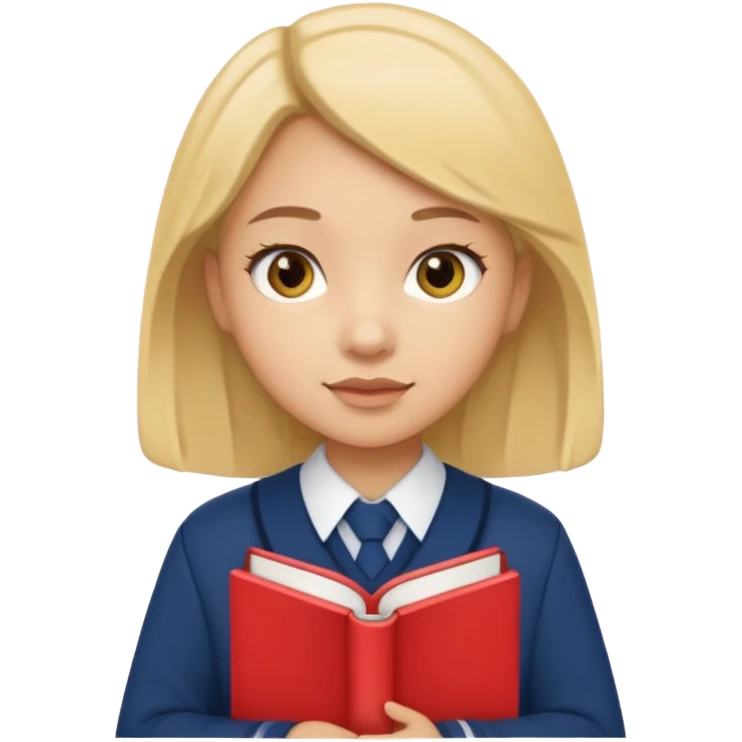 دختری که در مدرسه است emoji