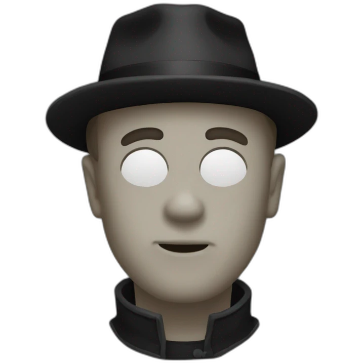 Fantôme noir emoji