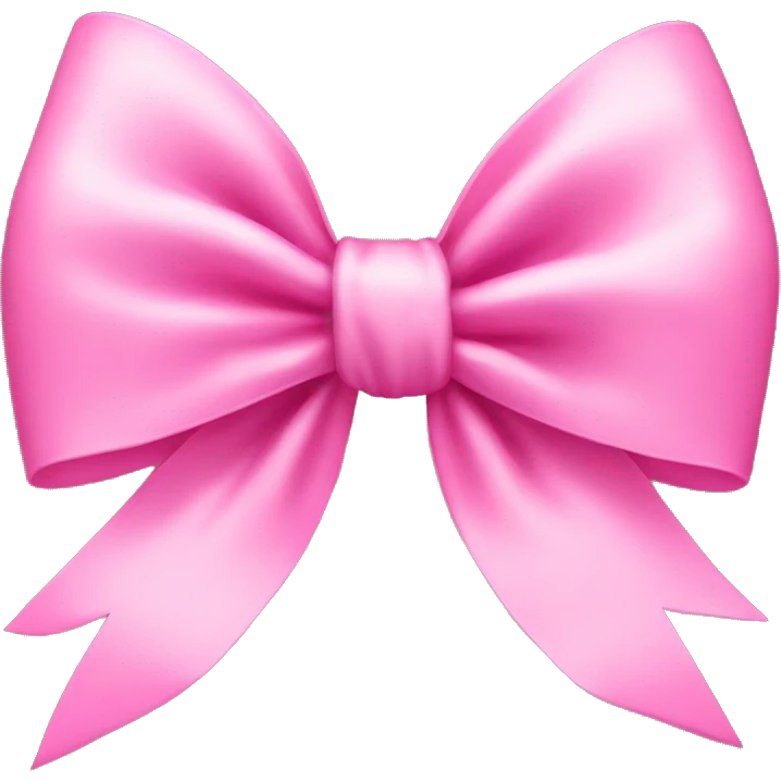 Pink bow emoji