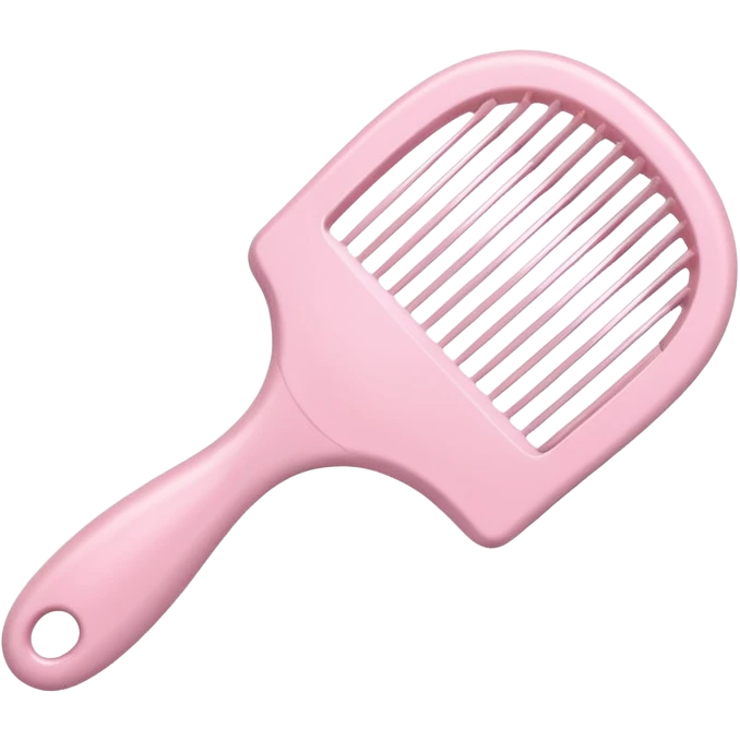 light pink massage comb variation 2 emoji