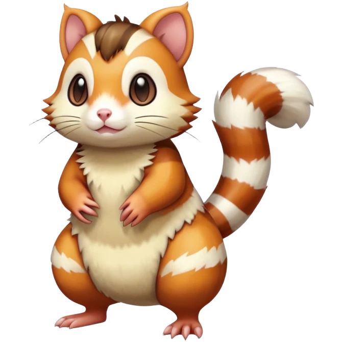 Furret (full body) emoji