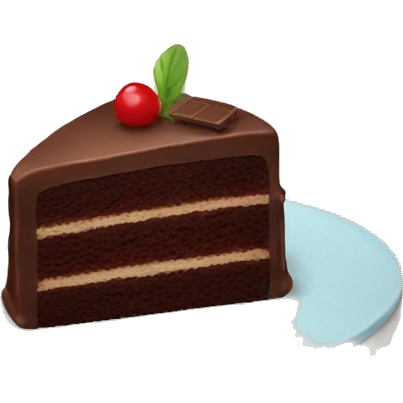 chocolate cake emoji