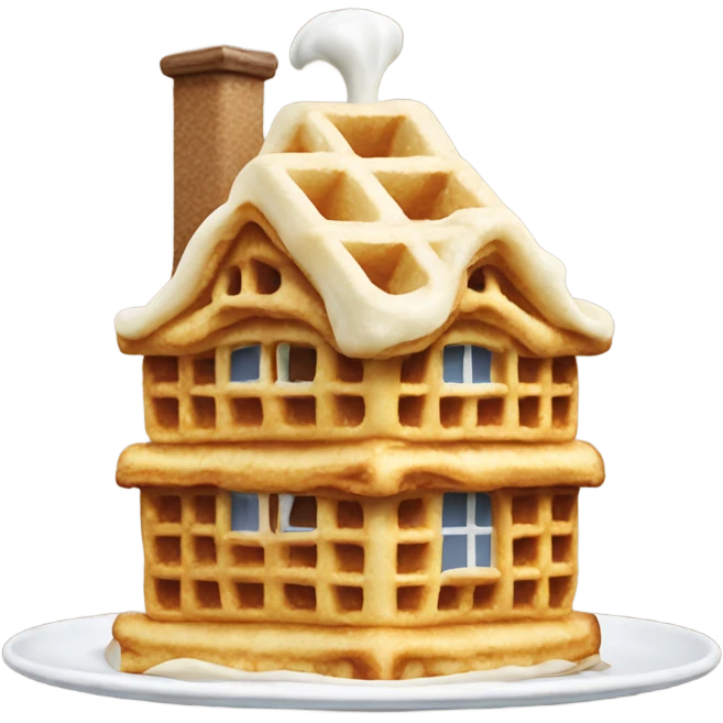 House made of waffles emoji