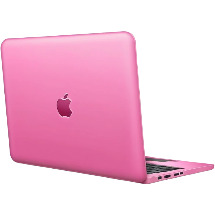pink laptop computer emoji